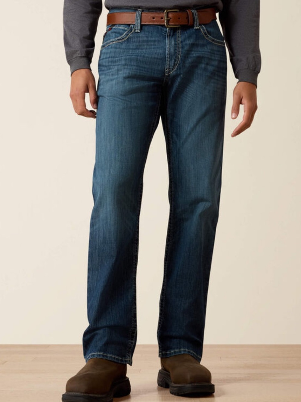 Ariat FR M4 Relaxed Boot Cut Jeans Mens 32x34 Like New Flame Resistant Work